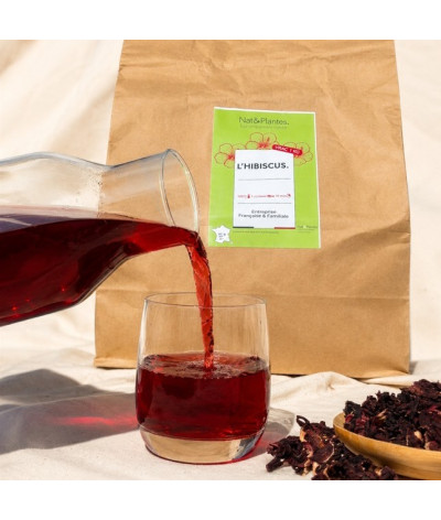 FLEURS D'HIBISCUS ENTIÈRES EN VRAC (1KG) - BISSAP 🌺