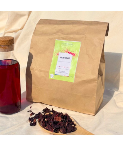 FLEURS D'HIBISCUS ENTIÈRES EN VRAC (1KG) - BISSAP 🌺